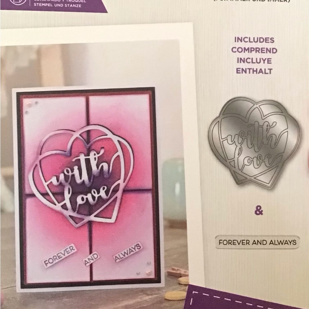 Gemini With Love Stamp and Die Set
